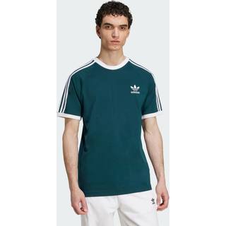 Adicolor Classics 3-Stripes T-shirt - Aurora Ivy / White - M