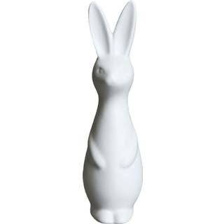 Dbkd Swedish Rabbit Dekoration S - Påskdekorationer Keramik Hvid - K0547017w