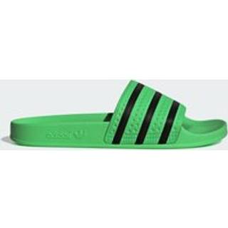 Adilette sandaler - Screaming Green / Core Black / Screaming Green - 37