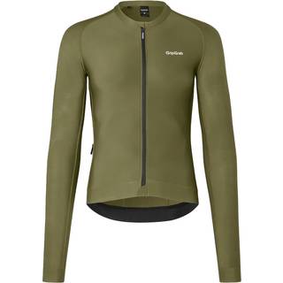 Cykeltrøje GripGrab Jersey PACR Langærmet Olivengrøn
