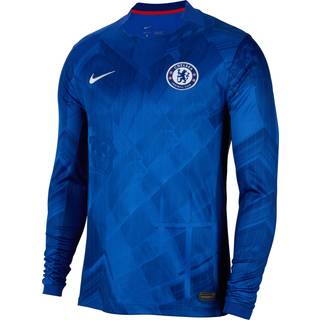 Langærmet Chelsea FC 2025/26 Stadium Home Nike Dri-FIT Replica-fodboldspillertrøje til mænd - blå