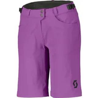 Scott Women's Shorts Trail Flow with Pad Cykelbukser Damer størrelse S farve lilla