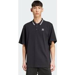 adidas Adicolor løstsiddende polotrøje - Black / White - XS