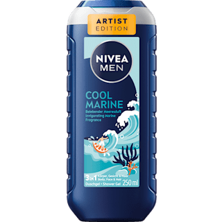 NIVEA MEN 3-i-1 Bodyshampoo Marine Revitaliserende havduft 83.80 DKK/1 L