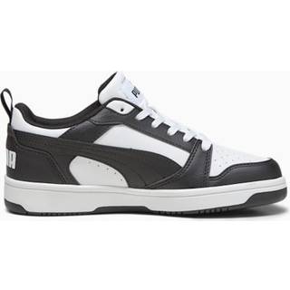 Puma Rebound V6 Lo Youth Sneakers, White, Size 38, Shoes - Black - 38