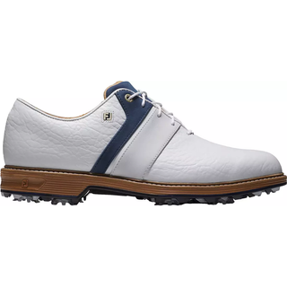 FootJoy Premiere Packard LX Vandtætte Herre Golfsko Med Spikes - White/Navy/White - Str. 39 Bred