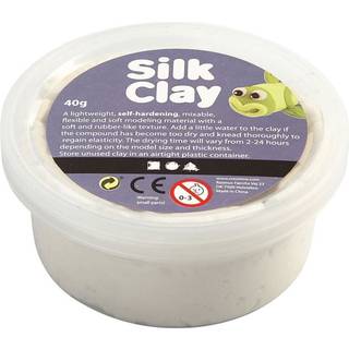 Silk Clay Modellermasse | 40g | Hvid