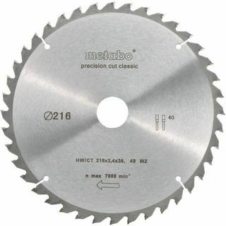 Rundsavklinge til træ 216×2,4×30mm HW/CT Z40 WZ