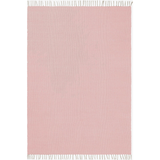LONE bomuldsgulvtæppe - Rosa