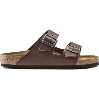 Birkenstock Arizona Ruskinds Sandaler Herre, Brown - 43
