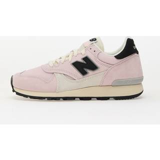 New Balance Unisex U475 i Lyserød/Sort/Brungrå/Grå Suede/Mesh, Størrelse 41.5