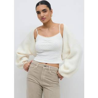 Gina Tricot-bolero-boleroer-Hvid-XL-Dame