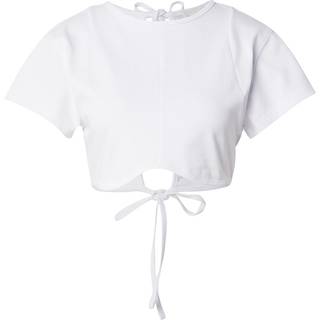 Cropped Tie-Back Top - Pride - White - XL
