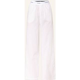 Cotton Poplin Pyjama Pants - White - M