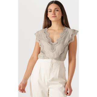 Copenhagen Muse Natuli Toppe & T-Shirts 204294 Oyster Grey (SMALL)