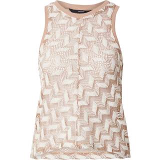 Tikka Hæklet Top, Silver Mink, L
