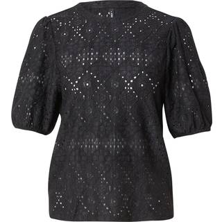 Only - Onlluz S/S Puff Sleeve Top - 4792858 Black