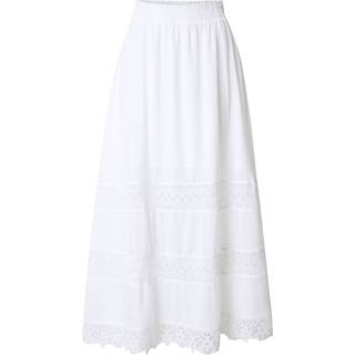 NÜMPH - Nugaya Long Skirt - Bright White - 36 - Hvid - Skirts