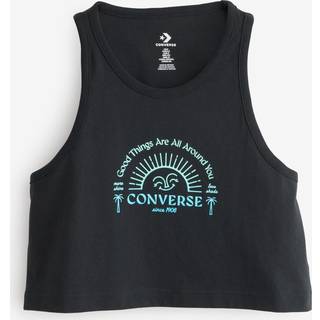 Converse Converse Black 100% Cotton Good Vibes Tank Top