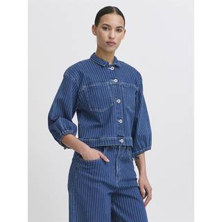 Cilk Denimjakke, Medium Blue Stripe, 38