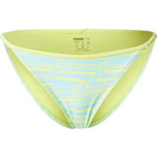 Women&#39;s Puma Printed Swim Briefs, Green, Size XL, Clothing - Mint Combo - XL