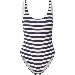 One Piece Badedragt, Stripe Dark Night Navy/Ivory, L