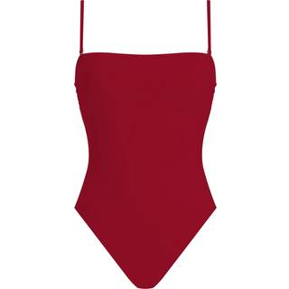Bandeau Swimsuit - CK Essentials - Red - 3XL