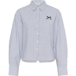 Kaffe Kanelly Shirt Bluser 10552397 Blue/White Stripe (44)