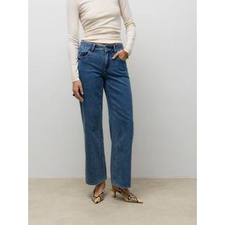 Awrena Mid Rise Wide Leg Fit Jeans