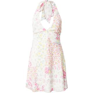 Hollister Hollister Textured Floral Halter Neck White Top
