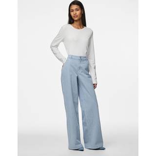 Pcbillo Mw Stribet Wide Fit Jeans