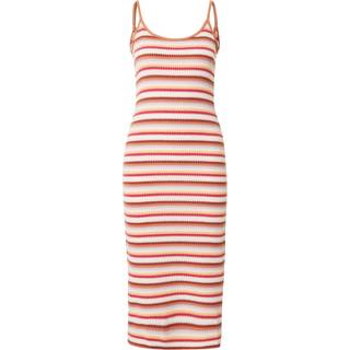 Rip Curl Women's Bobbi Stripe Midi Dress Kjole Damer størrelse M farve beige