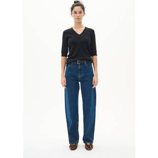LeenahIW Strikbluse, Black, S