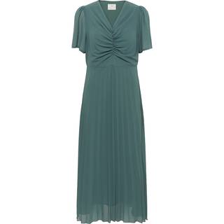 Kaffe Kaevelyn Plisse Dress Kjoler 10510974 Silver Pine Cc (40)