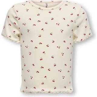 Only Mini Trinny Life SS Top - Tofu/Cherry