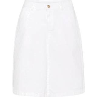 Cream Crangelena Skirt Nederdele 10613660 Snow White (34)