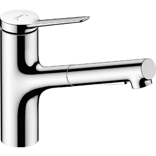 hansgrohe Zesis M33 150, EcoSmart, med udtræksbruser, 2jet i krom
