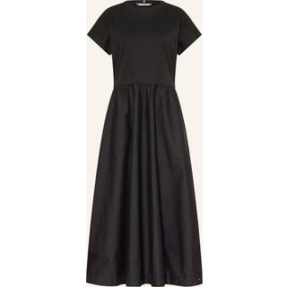 Tommy Hilfiger Guld Tone Button Midi Kjolexlarge