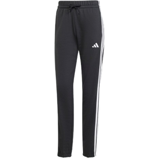 Essentials 3-Stripes French Terry Cuffed-bukser - Black / White - M