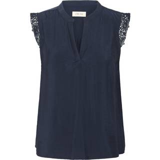 Cream Crframmy Sleevelees Blouse Bluser 10613954 Navy Blazer (38)