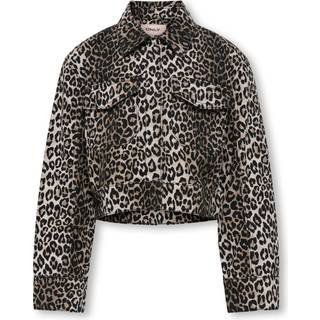 Only Piger Sandra-Lumi Printed Lette jakker Sort