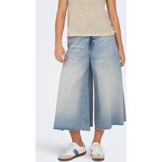 Onlla Høj Talje Wide Leg Fit Denim-shorts