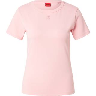 T-shirt i bomuldsblanding med broderet stablet logo