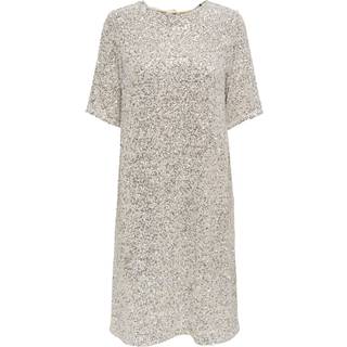 ONLY Kjole - Bex - Silver Sequins