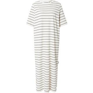 ARMEDANGELS Women's Xelinaa Fine Stripe Kjole Damer størrelse XL farve grå/hvid
