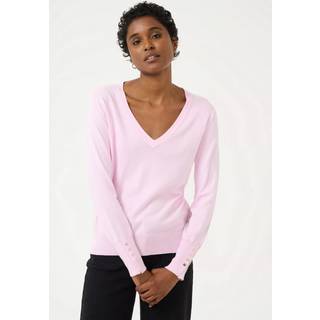 Kaffe Kalizza V-Neck Knit Pullover B Strik 10508201 Lilac Snow (XSMALL)