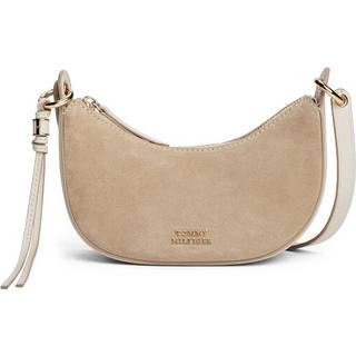 Leather Crescent Crossbody Bag