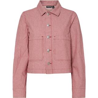 Pcbillo Stribet Denimjakke
