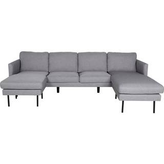Venture Design Zoom U-sofa Grå/sort