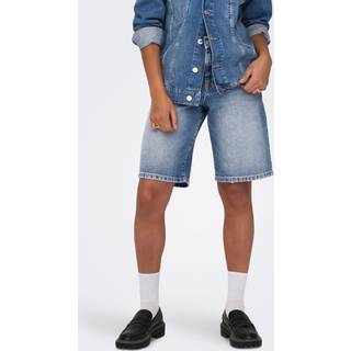 Onlmate Mellemhøj Talje Baggy Fit Denim-shorts